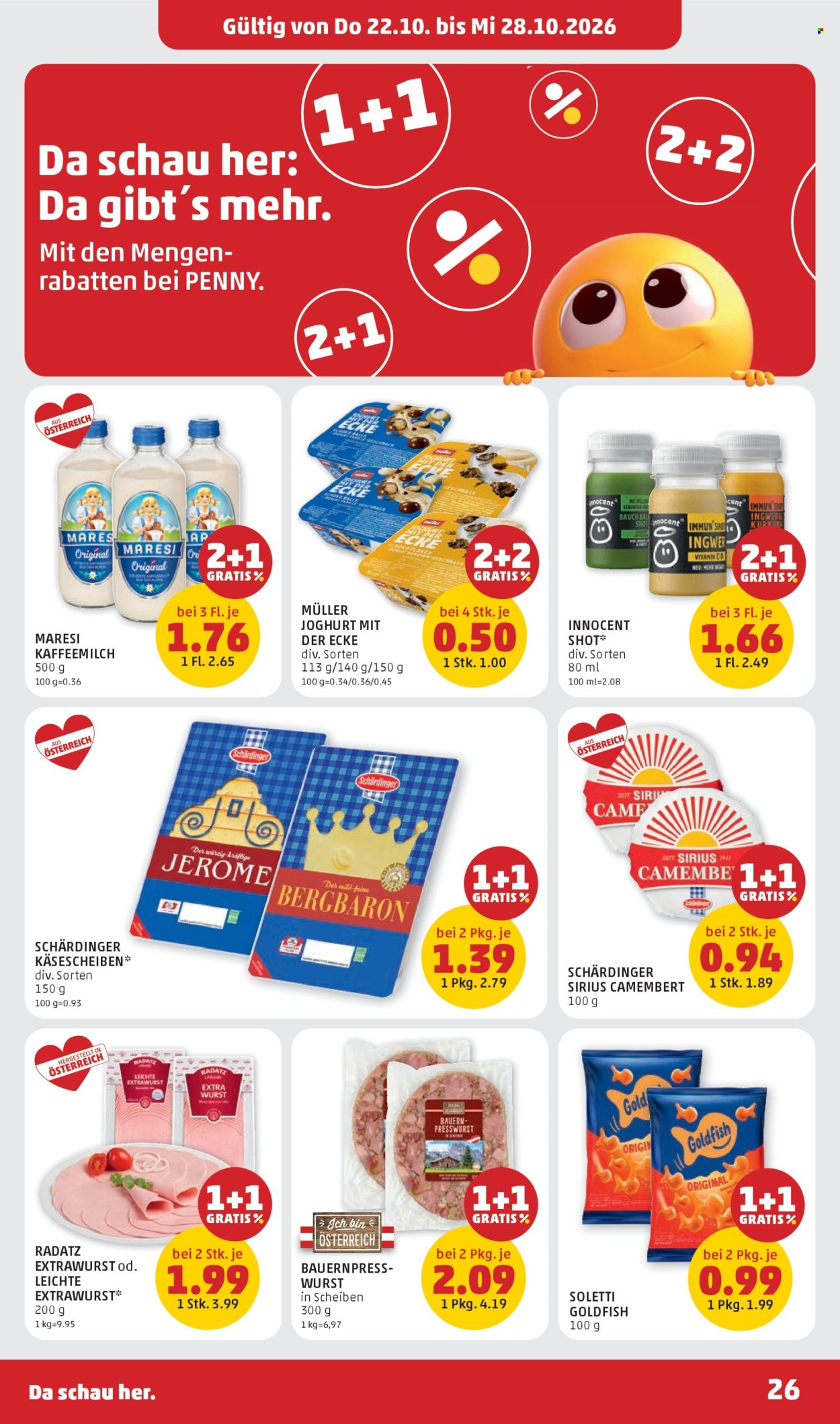 Angebote Penny - 22.10.2026 - 28.10.2026. Seite 26