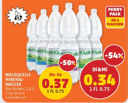 WALDQUELLE MINERALWASSER