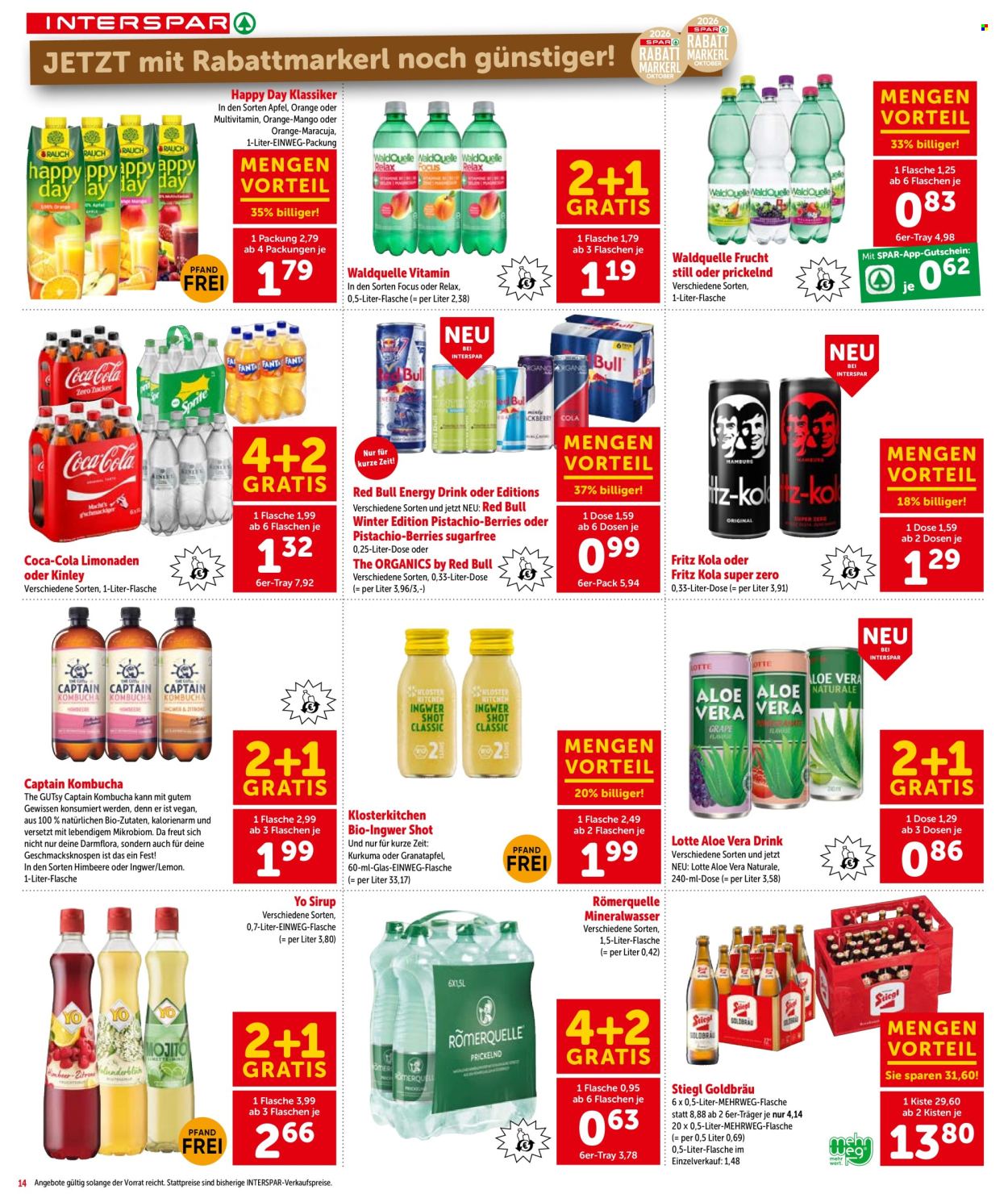 Angebote INTERSPAR - 22.10.2026 - 4.11.2026. Seite 15