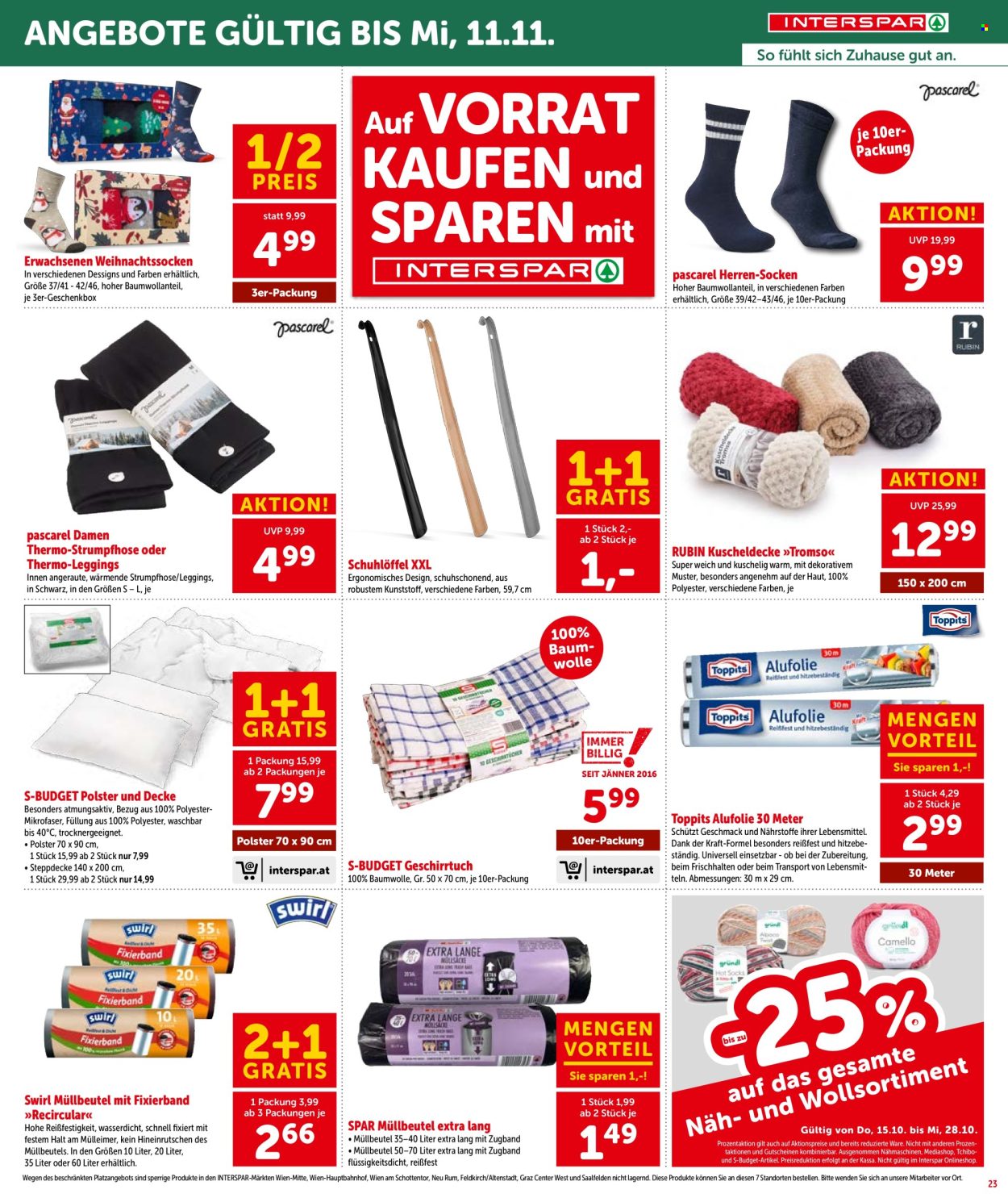 Angebote INTERSPAR - 22.10.2026 - 4.11.2026. Seite 24