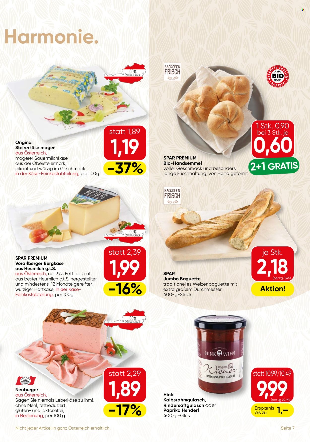 Angebote SPAR - 22.10.2026 - 4.11.2026. Seite 7