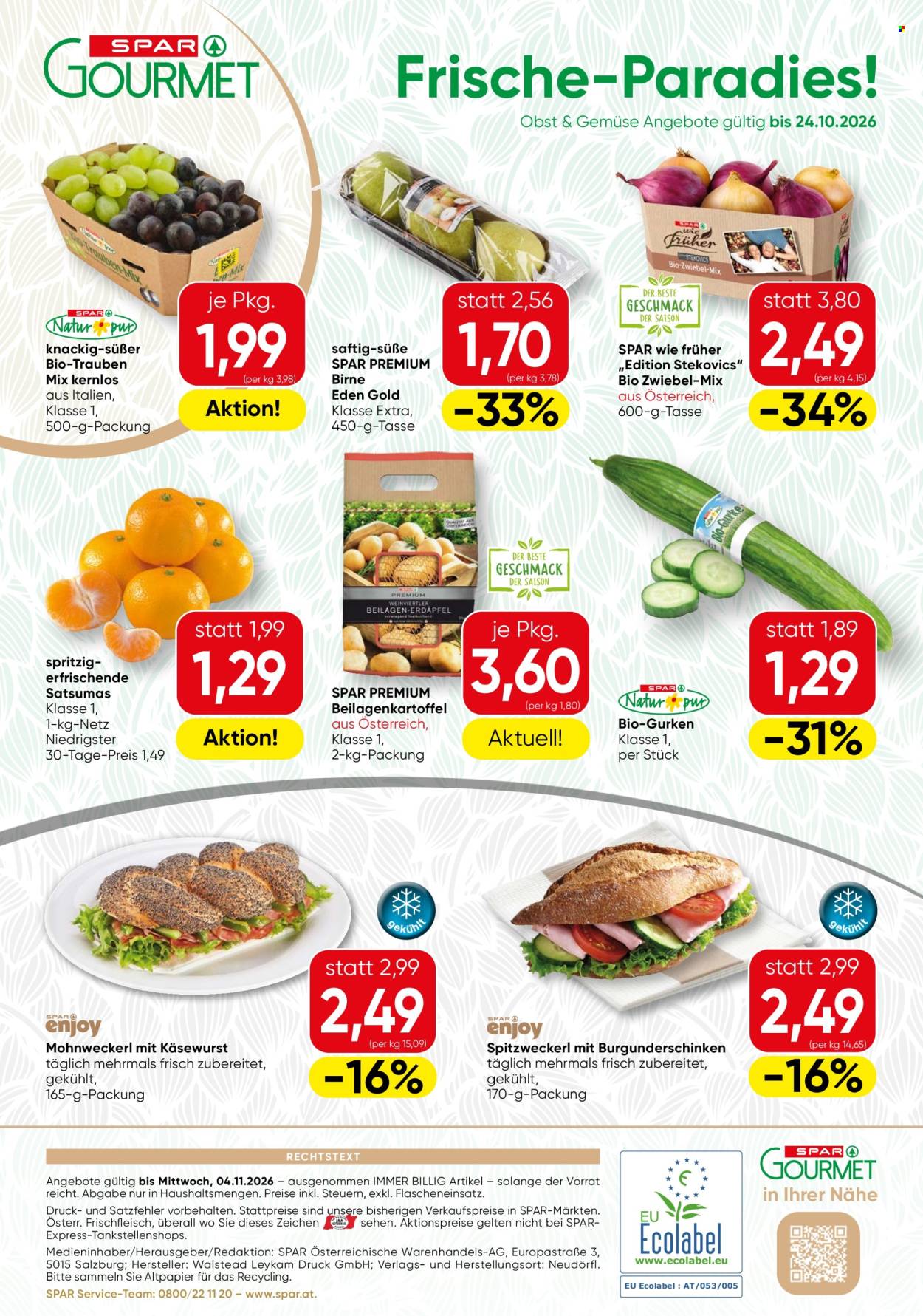 Angebote SPAR - 22.10.2026 - 4.11.2026. Seite 12