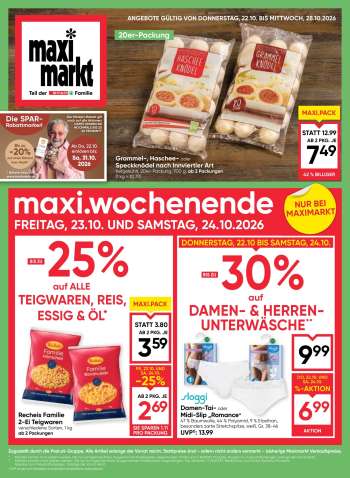 Angebote Maximarkt - 22.10.2026 - 11.11.2026.