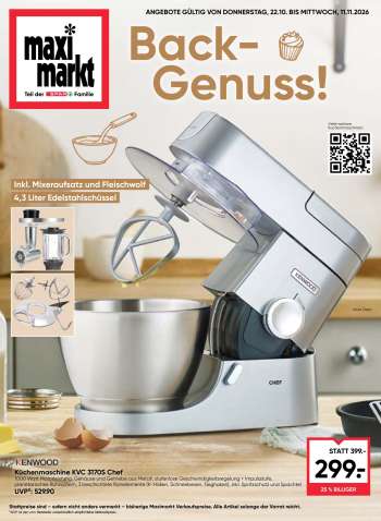 Angebote Maximarkt - 22.10.2026 - 11.11.2026.