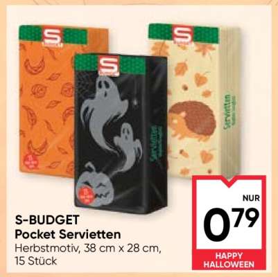 S-BUDGET Pocket Servietten