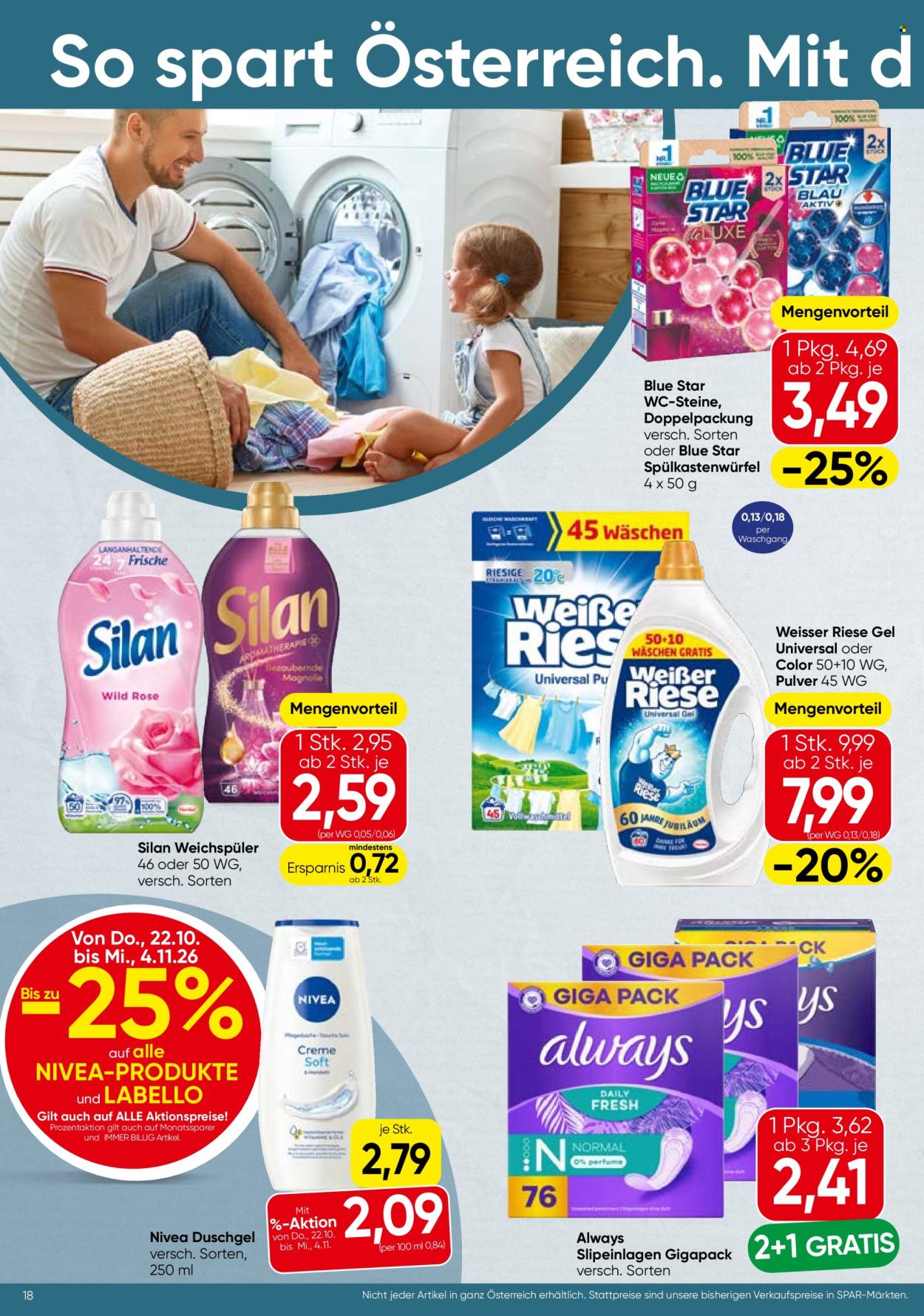 Angebote SPAR - 22.10.2026 - 4.11.2026. Seite 18