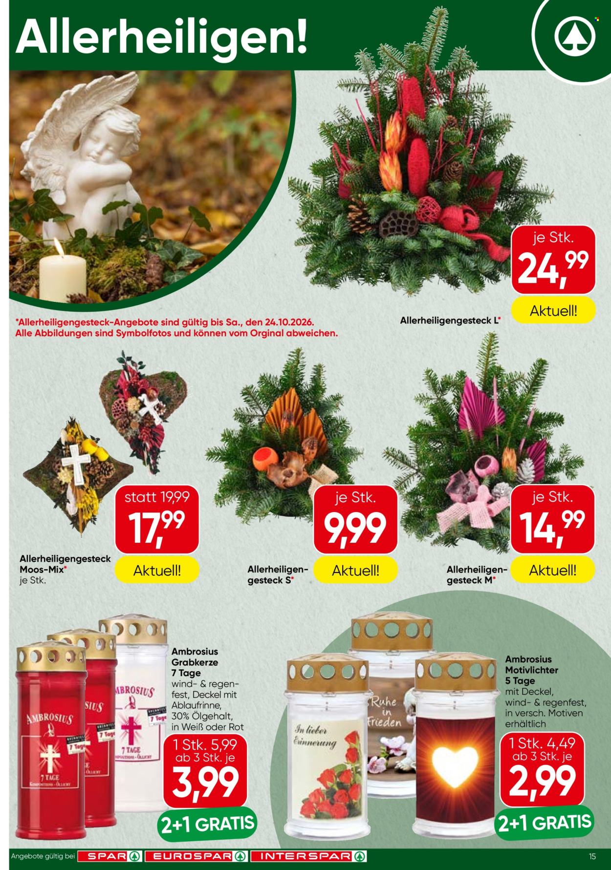 Angebote EUROSPAR - 22.10.2026 - 4.11.2026. Seite 15