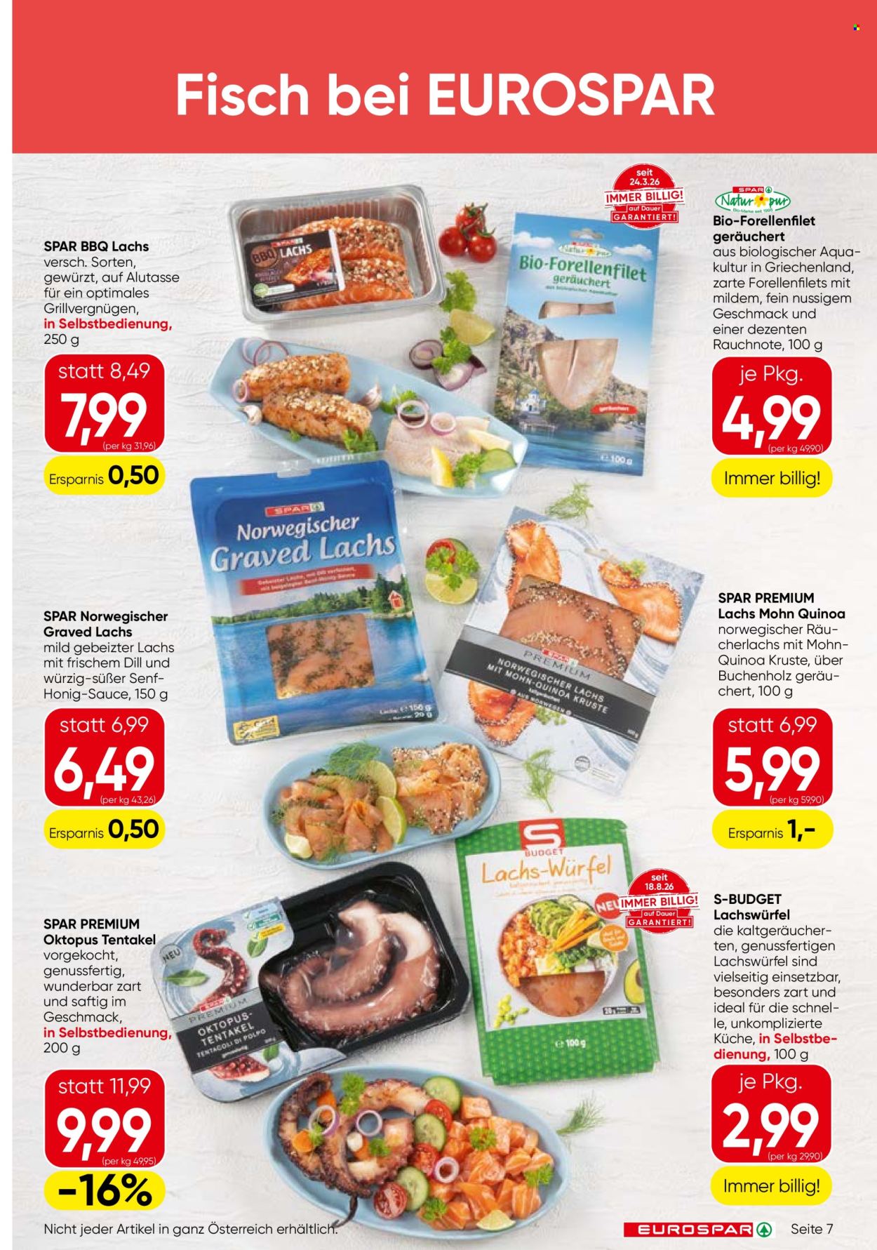 Angebote EUROSPAR - 22.10.2026 - 4.11.2026. Seite 7