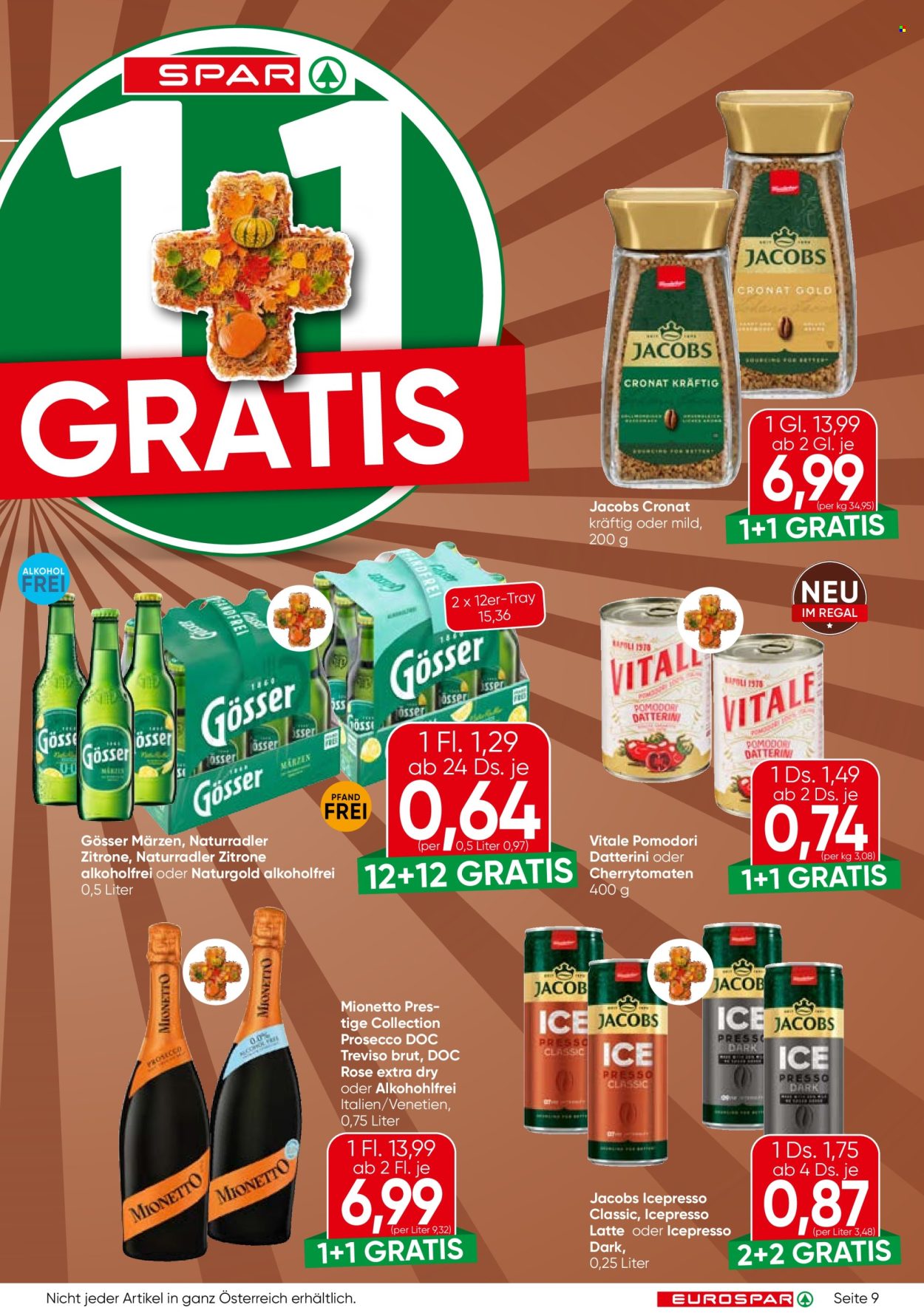 Angebote EUROSPAR - 22.10.2026 - 4.11.2026. Seite 9