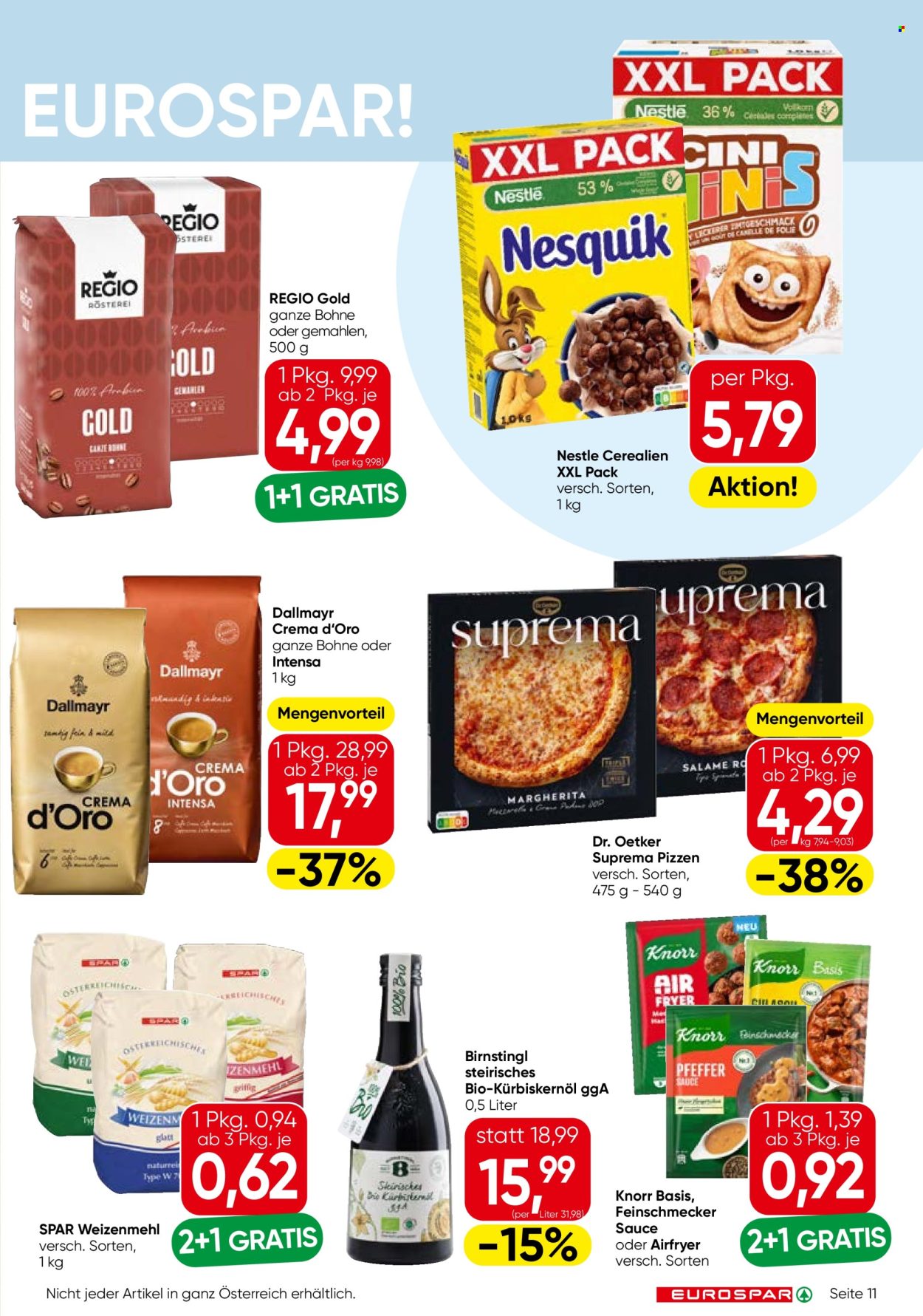 Angebote EUROSPAR - 22.10.2026 - 4.11.2026. Seite 11