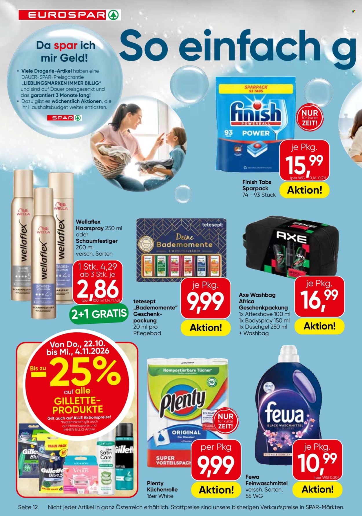 Angebote EUROSPAR - 22.10.2026 - 4.11.2026. Seite 12
