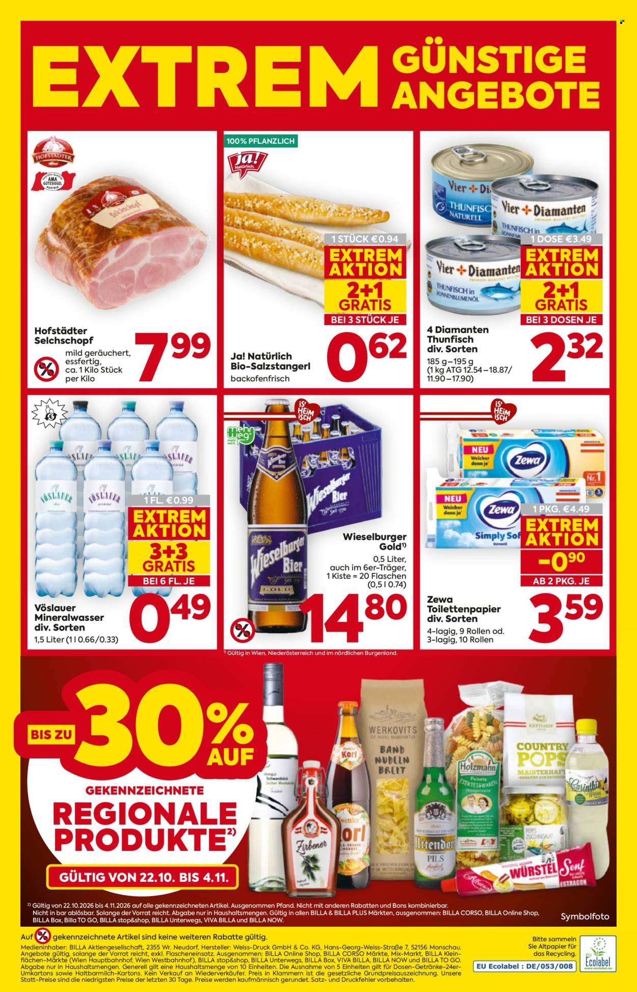 Angebote Billa - 22.10.2026 - 28.10.2026. Seite 20