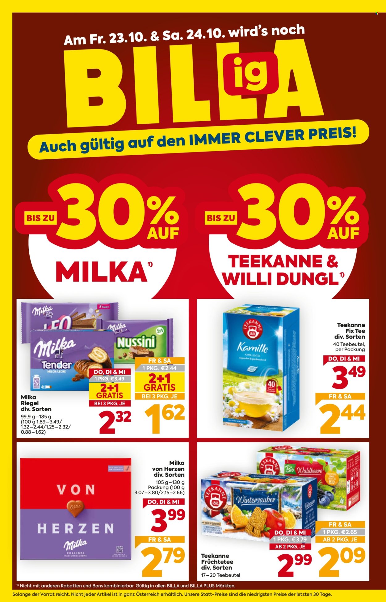 Angebote Billa - 22.10.2026 - 28.10.2026. Seite 4