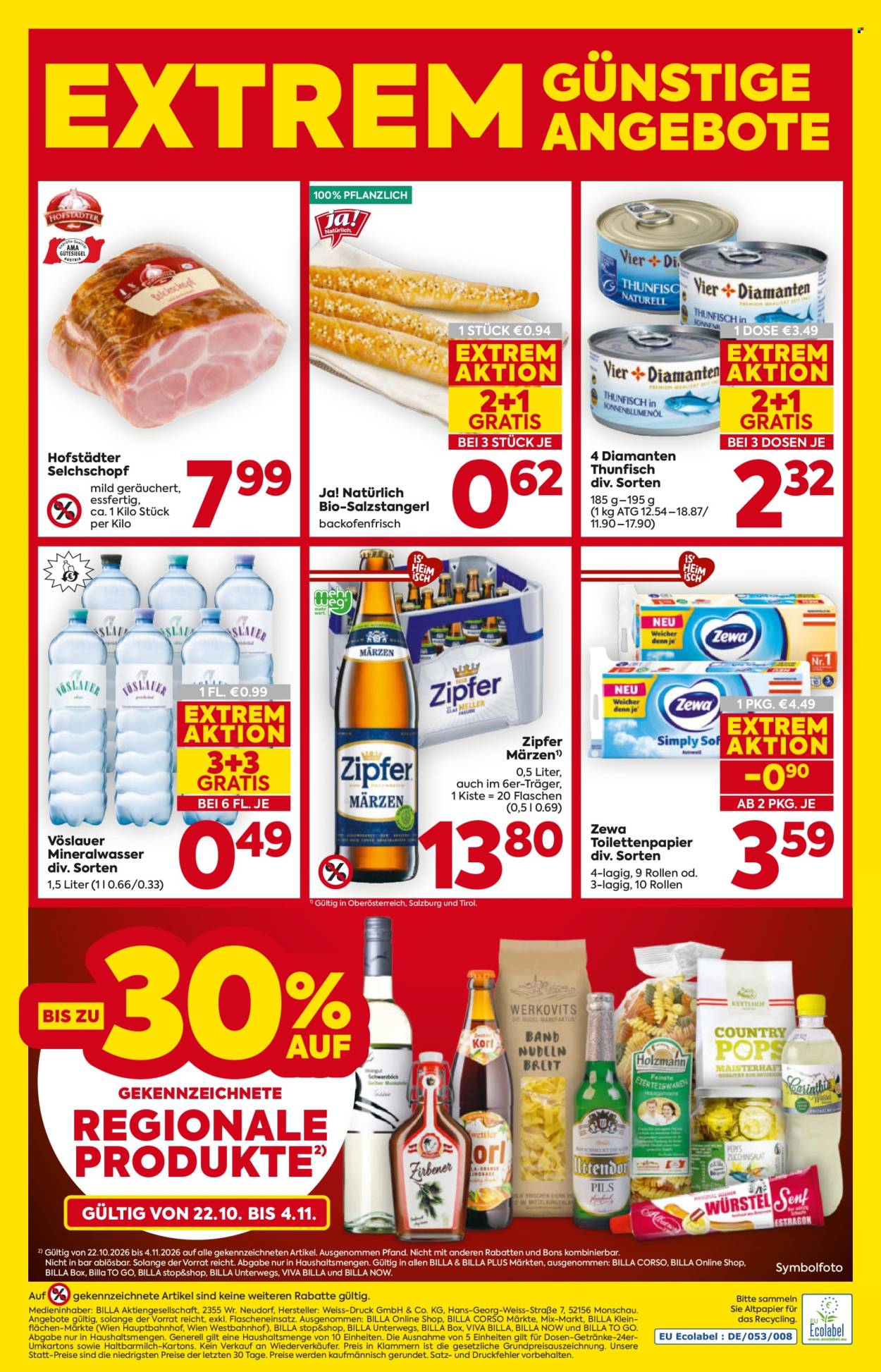 Angebote Billa - 22.10.2026 - 28.10.2026. Seite 20