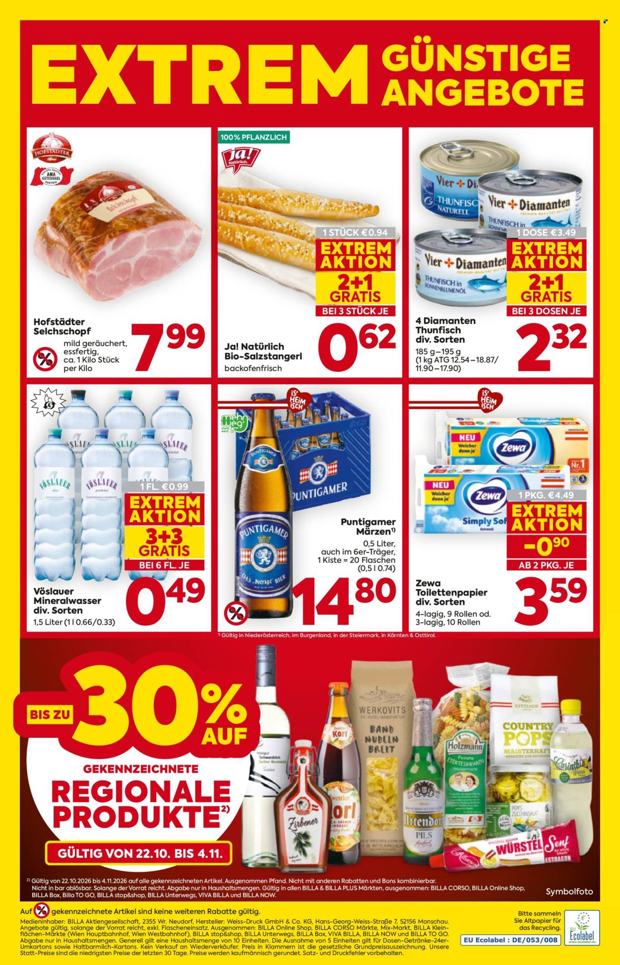 Angebote Billa - 22.10.2026 - 28.10.2026. Seite 20