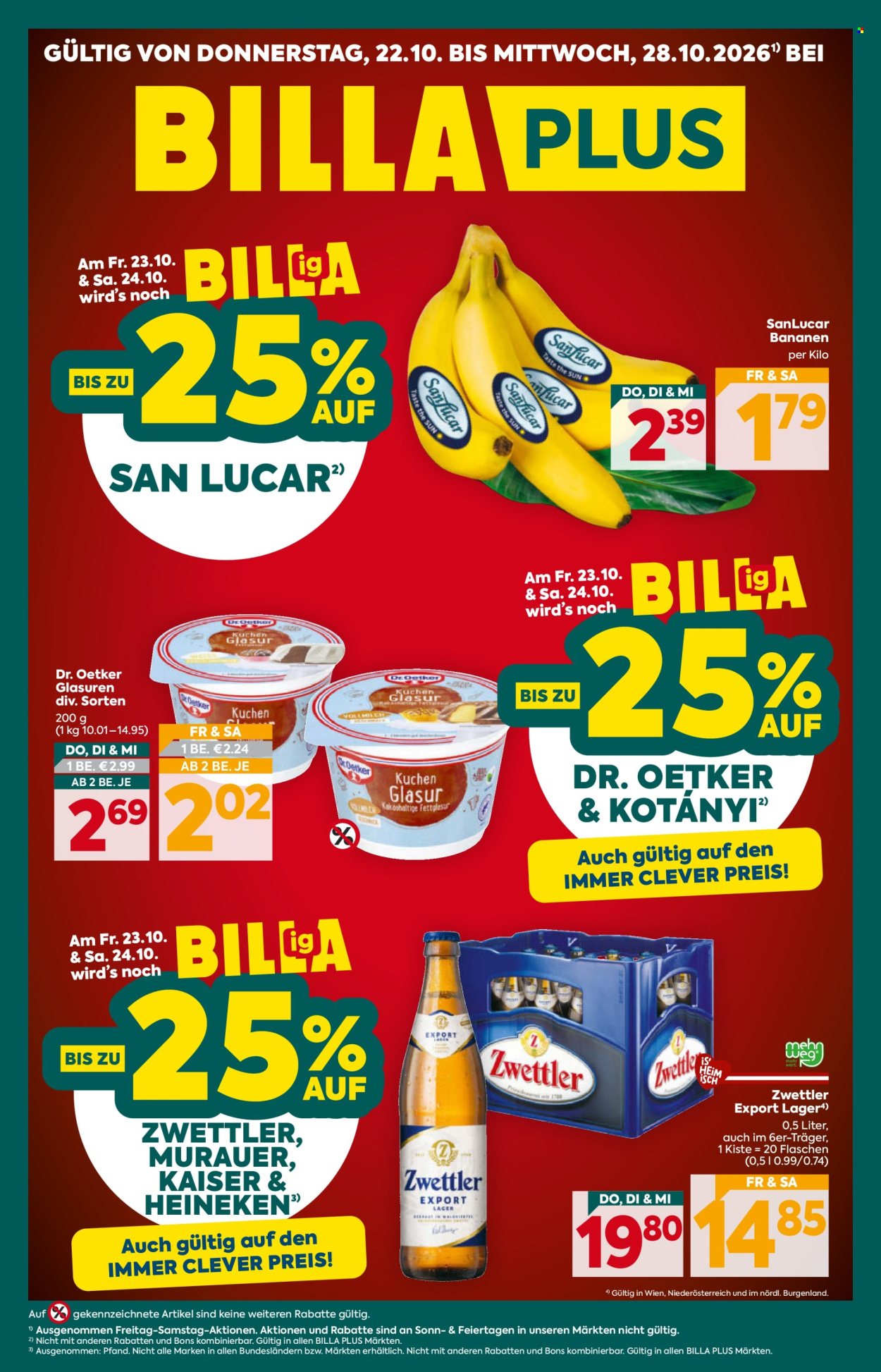 Angebote Billa Plus - 22.10.2026 - 28.10.2026. Seite 1