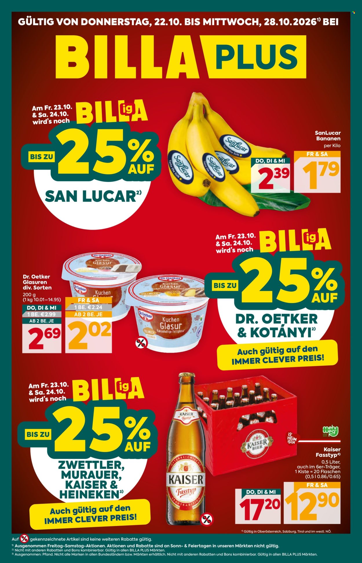 Angebote Billa Plus - 22.10.2026 - 28.10.2026. Seite 1