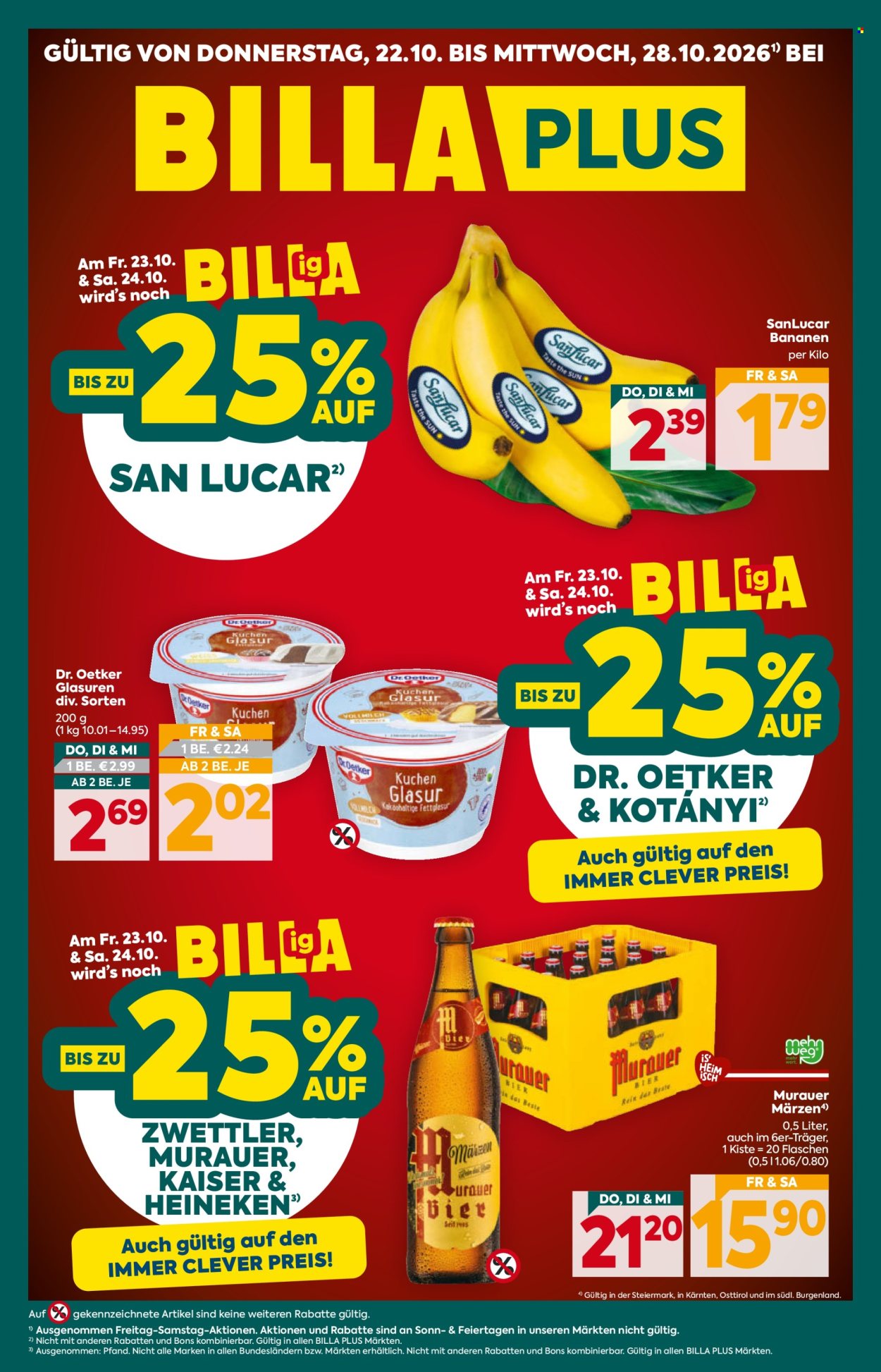 Angebote Billa Plus - 22.10.2026 - 28.10.2026. Seite 1