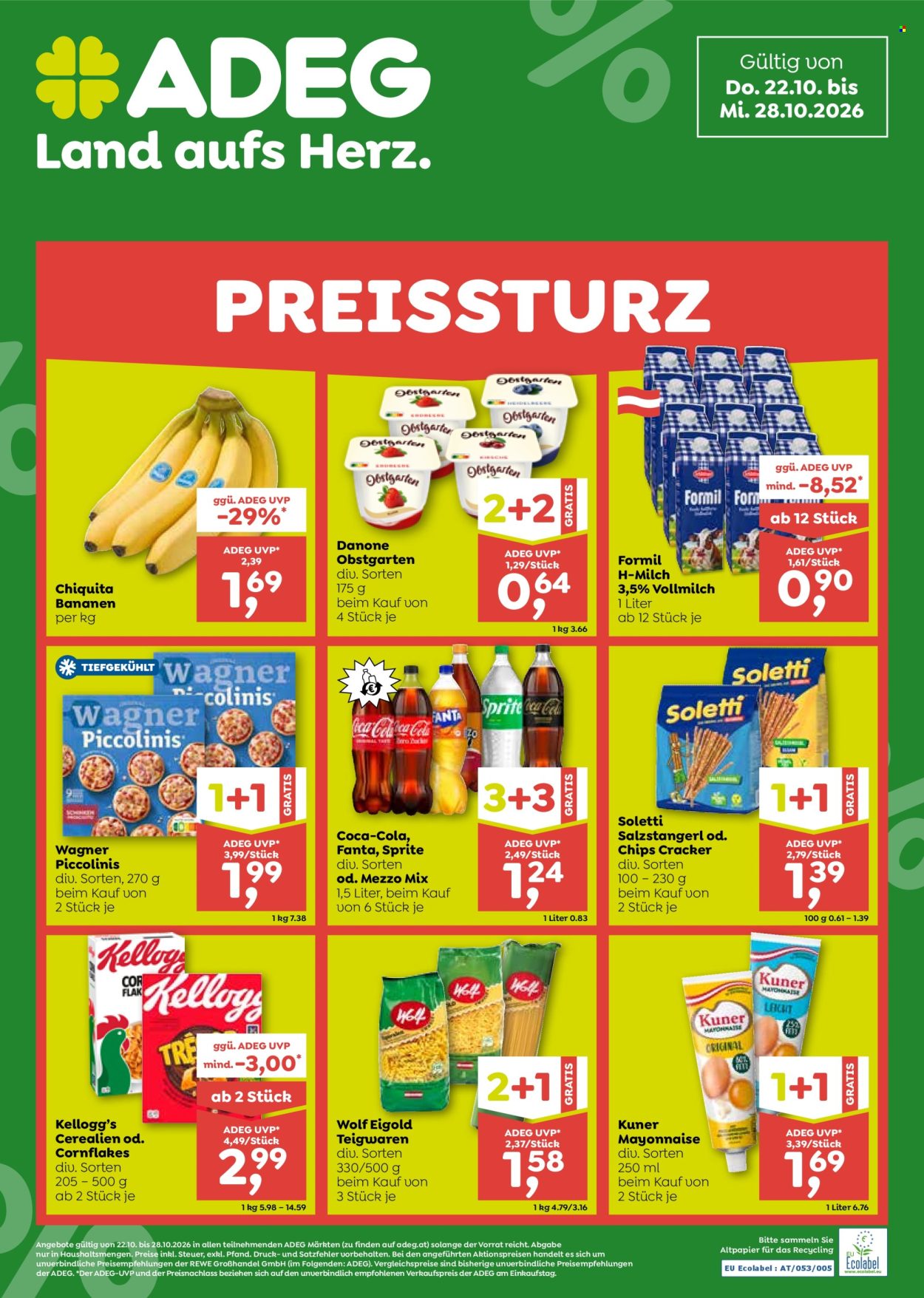 Angebote ADEG - 22.10.2026 - 28.10.2026. Seite 1