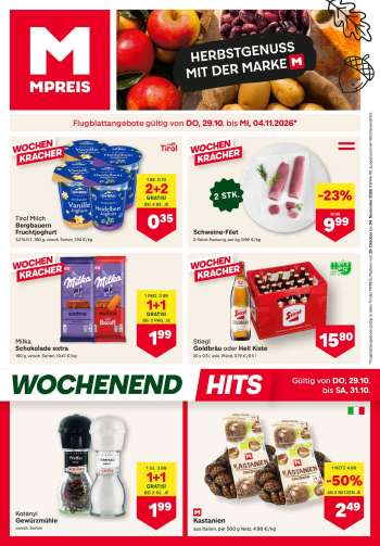 Angebote MPREIS - 29.10.2026 - 4.11.2026.