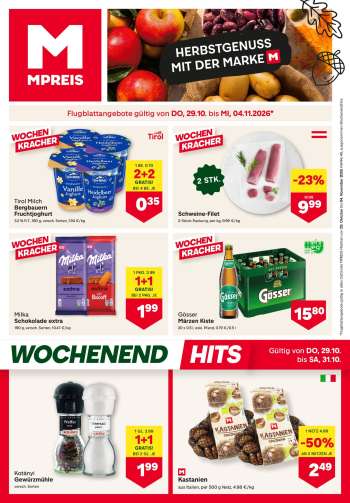 Angebote MPREIS - 29.10.2026 - 4.11.2026.